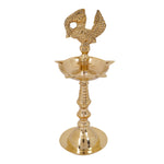 7 Piece Brass Laxmi Ganesh Pooja Thali Set (9 Inch) Design 3