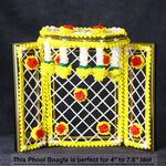 Traditional Handcrafted Deity Idol Background Phool Bangla