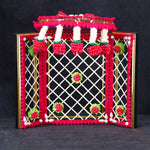 Traditional Handcrafted Deity Idol Background Phool Bangla
