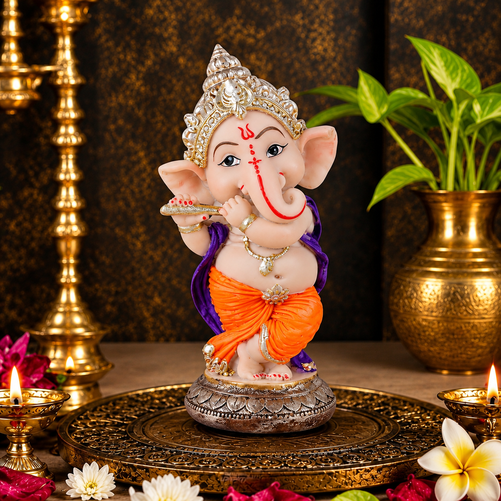 Ganesha with Flute