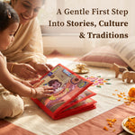 Sri Krishna Cloth Book for Kids (Washable and Reusable)