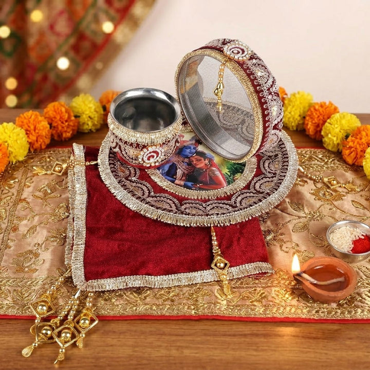 Karwa Chauth Thali Set | India’s Largest Pooja Accessories Brand – www.satvikstore.in