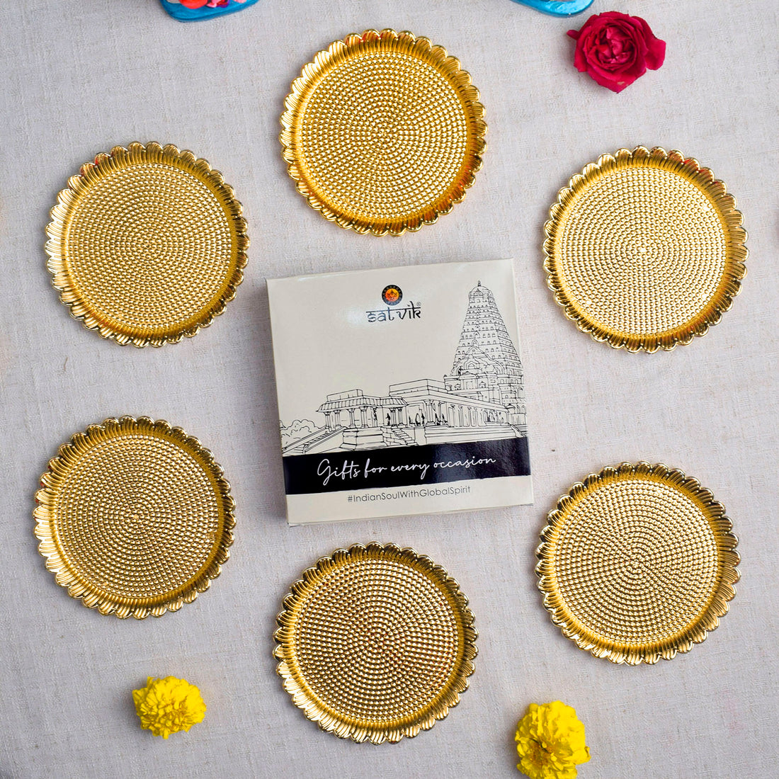 Laddu Gopal Bhog Thali Set pack of 6 | India’s Largest Pooja Accessories Brand – www.satvikstore.in