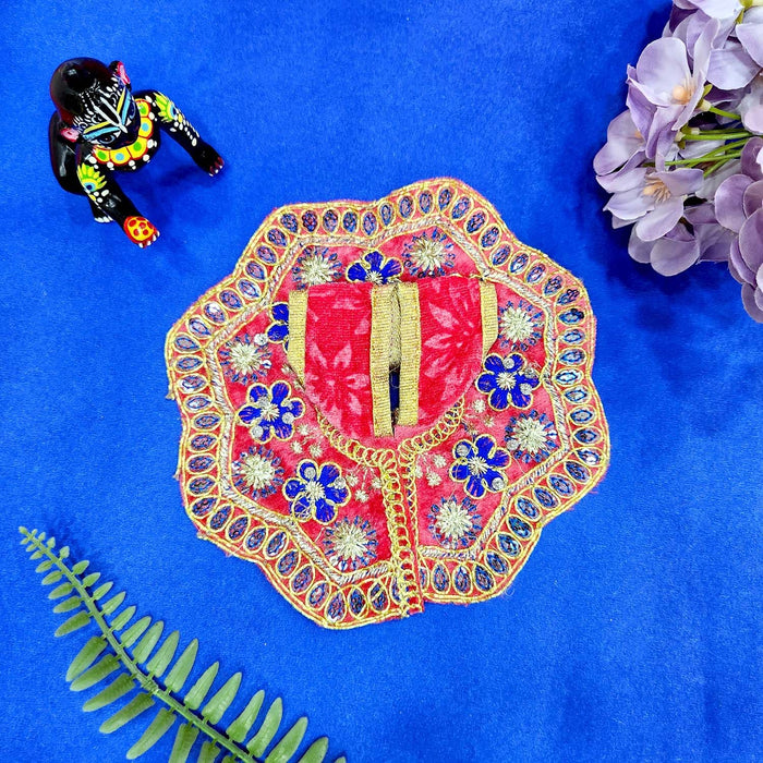 Beautiful Laddu Gopal dress No.2 with vibrant detailing for small Bal Gopal idol – India’s Largest Pooja Accessories Brand – www.satvikstore.in