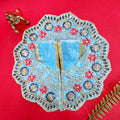 Beautiful Laddu Gopal dress No.5 design 1 with vibrant detailing for Bal Gopal idol – India’s Largest Pooja Accessories Brand – www.satvikstore.in

