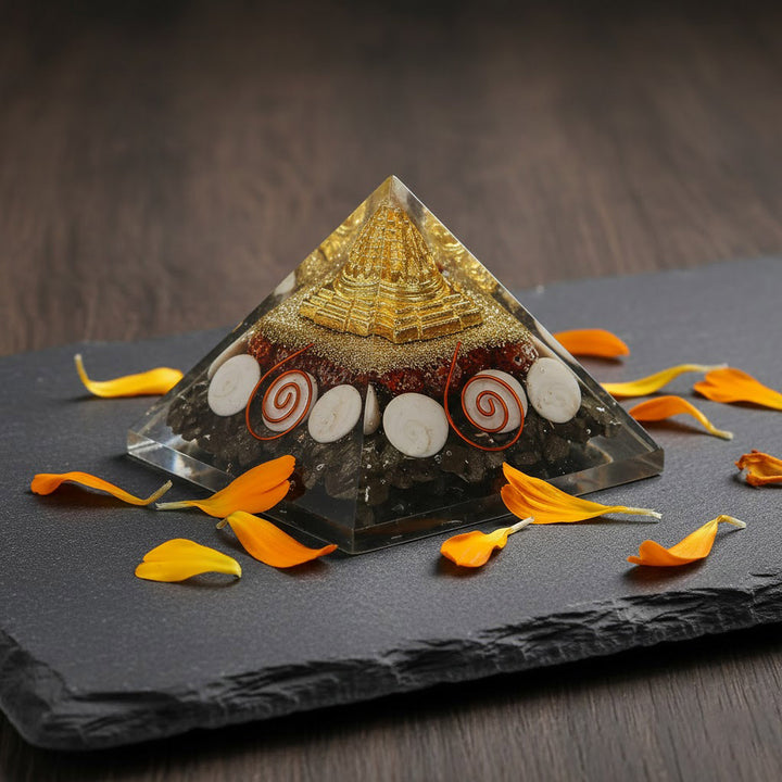 Lakshmi Yantra crystal pyramid for wealth and prosperity. India’s Largest Puja Accessories Brand- www.satvikstore.in