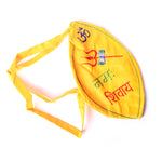 100% Cotton Om Namah Shivaya Printed Jap Mala Jholi Bag (Color yellow)