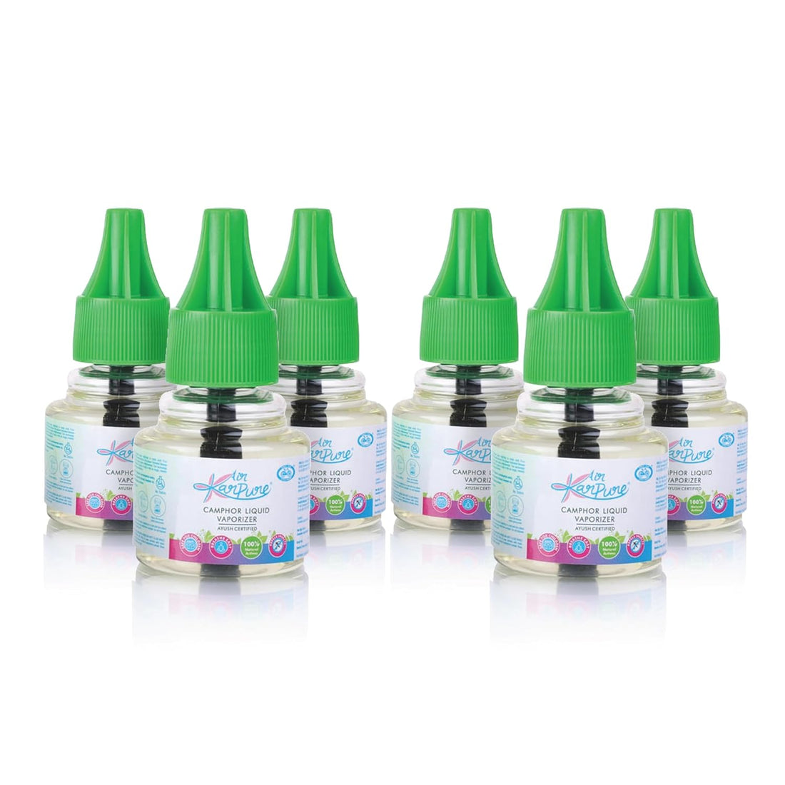 Camphor Liquid Vaporiser Refill - Pack of 6