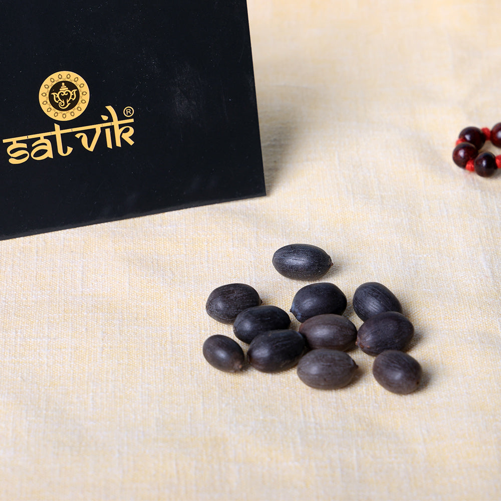 Natural Kamal Gatta Loose Beads for Pooja, Jap Mala Making, Meditation, Wealth and Prosperity Rituals, Traditionally Used in Spiritual Worship. India’s Largest Pooja Accessories Brand – www.satvikstore.in