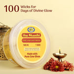 Pure Cow Ghee Wicks for lighting diyas during puja and aarti