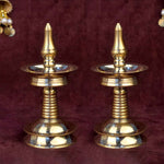 5 Inch Small Brass Kerala Diya. AKP NilaVilakku Deepam
