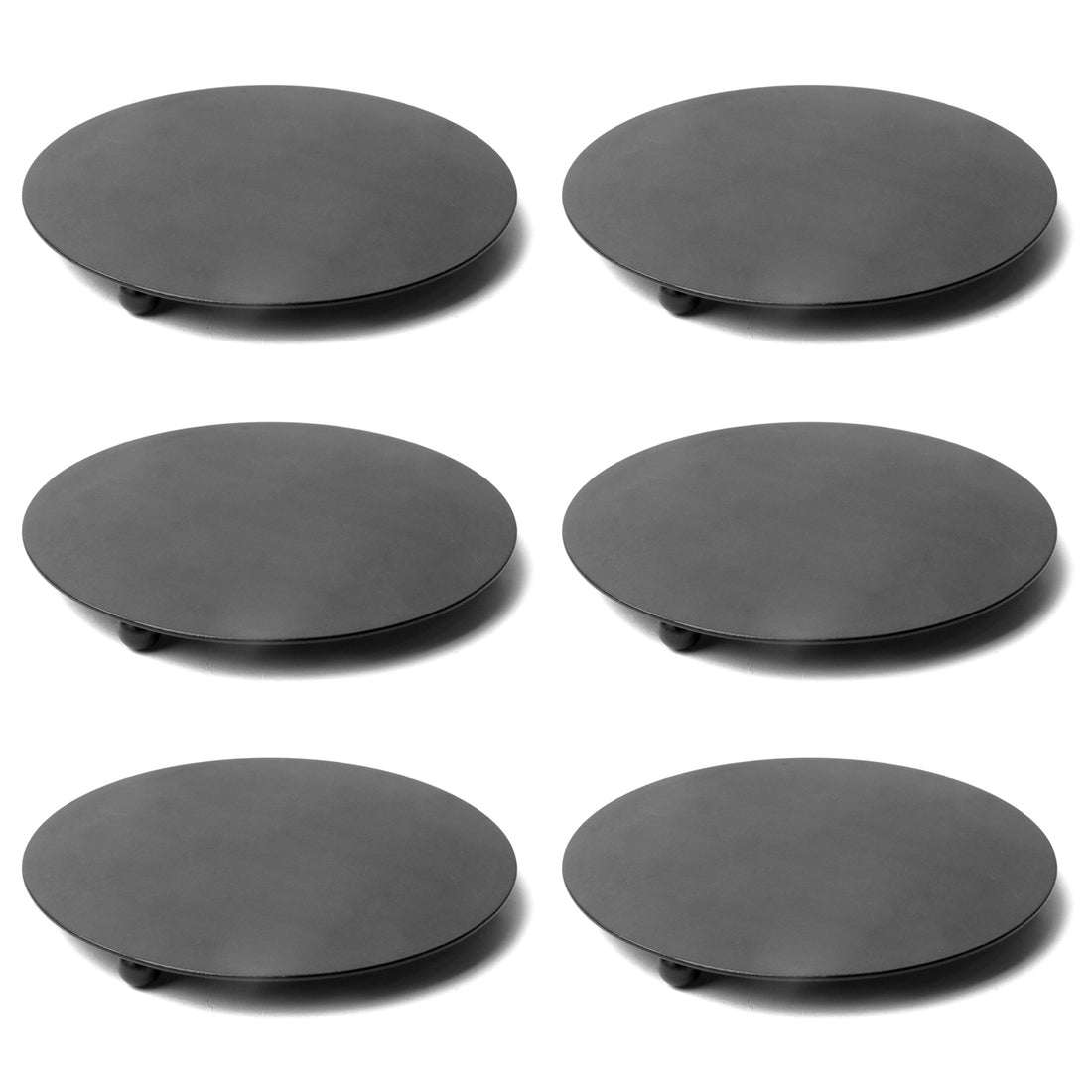 Black Decorative Plate Candle Stand