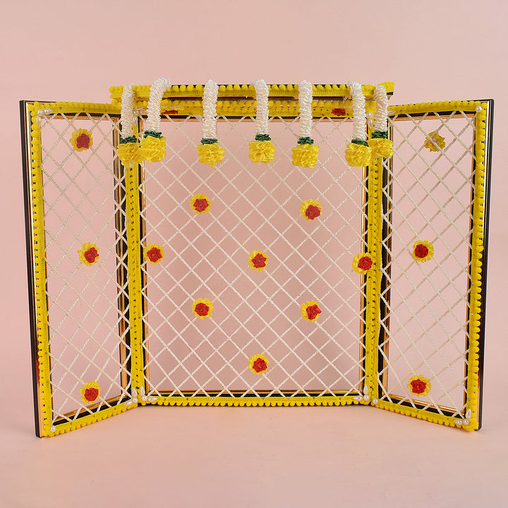 Phool Bangla (Yellow) - Large | India’s Largest Pooja Accessories Brand – www.satvikstore.in