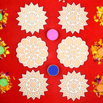 Rangoli Stencils Set of 6 | India’s Largest Pooja Accessories Brand – www.satvikstore.in