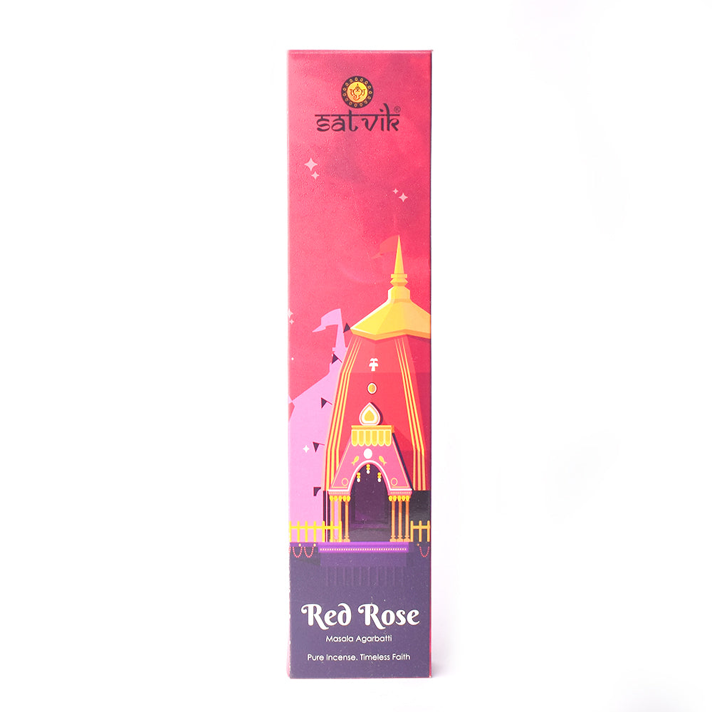 Red Rose Pure Masala Incense Sticks