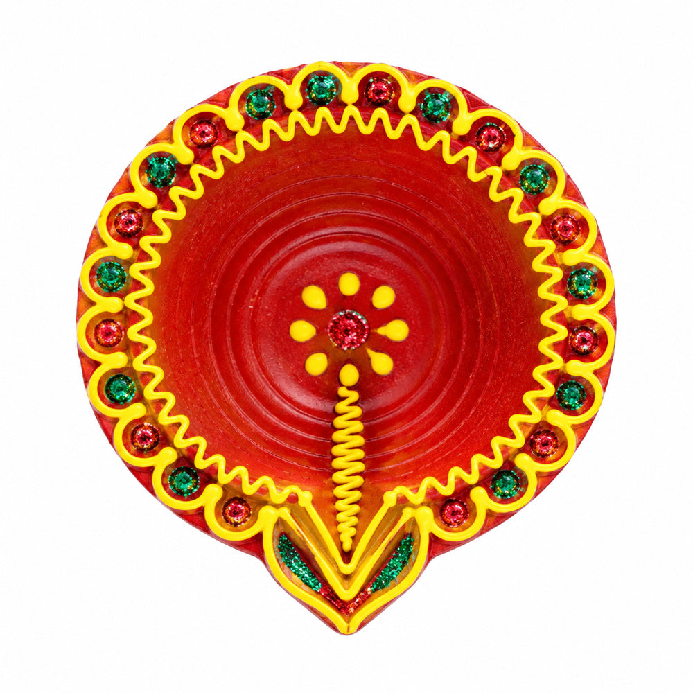 Crafting Light Unique Clay Diyas for a Radiant DiwaliSet of 4