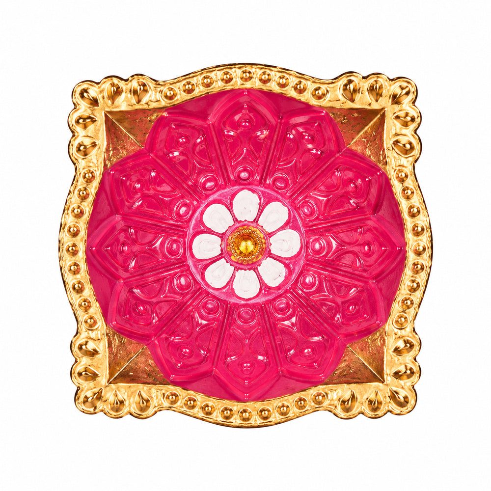 Shimmering Traditions Beautiful Clay Diyas for Diwali Set of 6