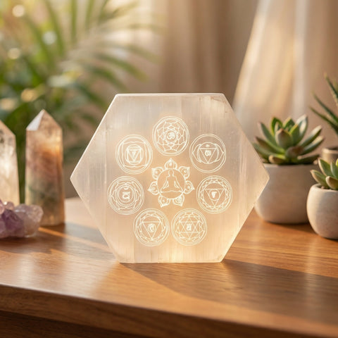 salenite crystal charging plate for cleansing and recharging crystals. India’s Largest Puja Accessories Brand- www.satvikstore.in