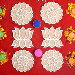  Set of 6 rangoli stencils | India’s Largest Pooja Accessories Brand – www.satvikstore.in
