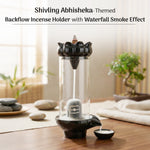 Shivling Abhishekam backflow incense burner with 20 cones