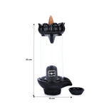 Shivling Abhishekam backflow incense burner with 20 cones