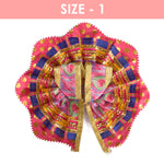 Delightful Laddu Gopal Outfit with Polka Dot Border