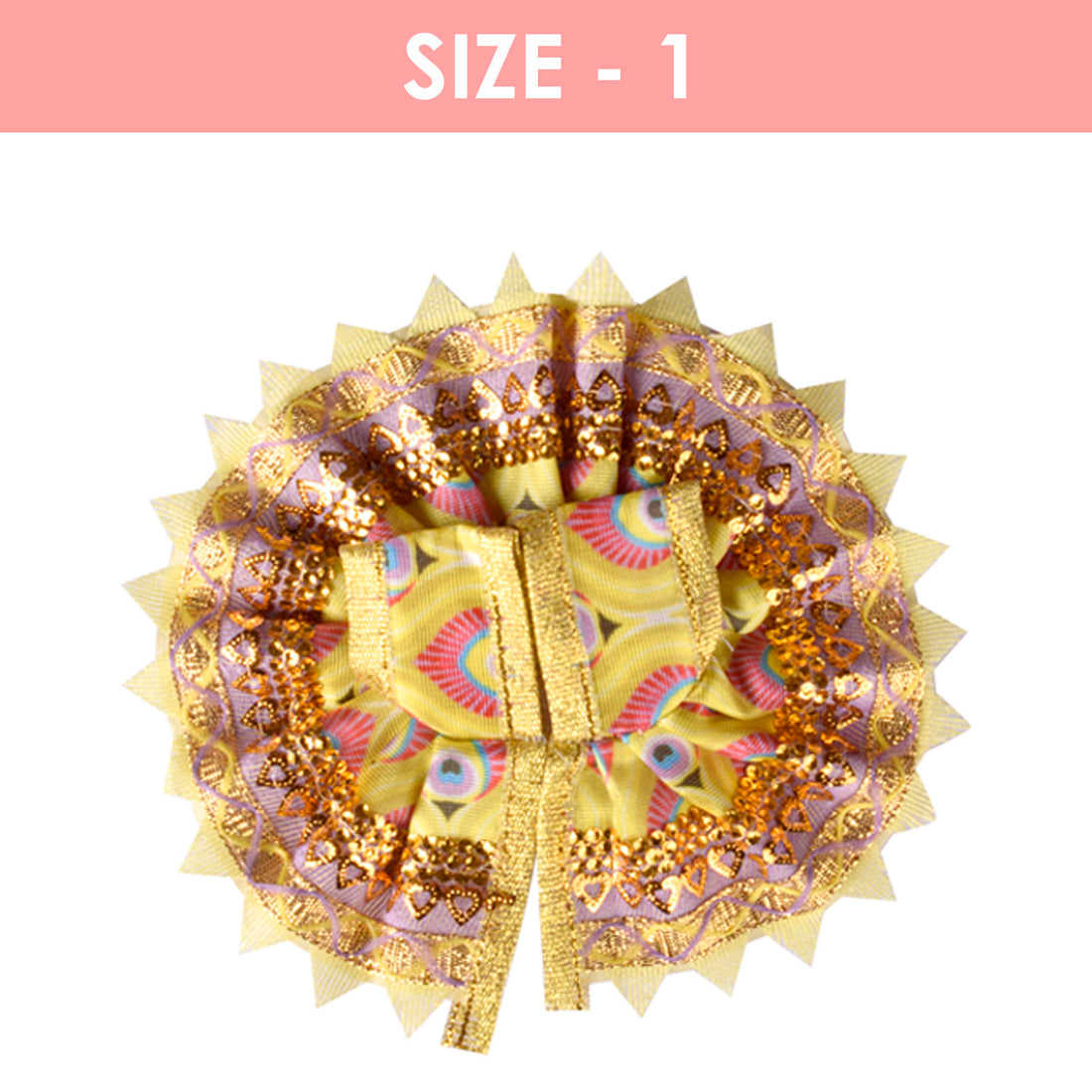 Festive Laddu Gopal Outfits (Sizes Available 0 to 2 No.)