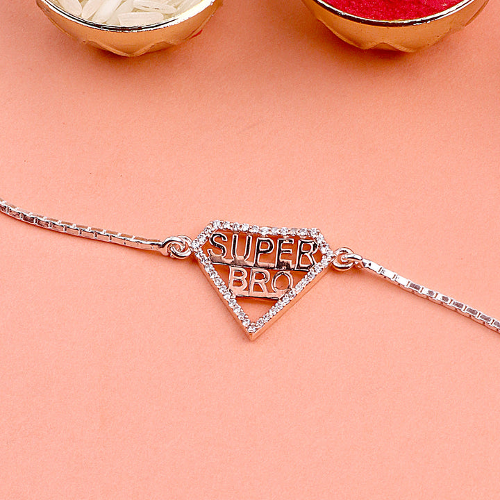 Super BRO silver rakhi | India’s Largest Pooja Accessories Brand – www.satvikstore.in
