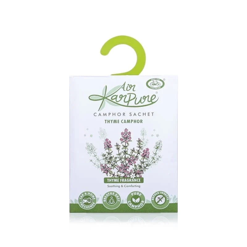 Camphor Sachet Combo - Oudh, Citrus, Lavender & Thyme Fragrance