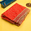 Authentic 84x42 inch Traditional Red Mata Chunri with vibrant fabric and detailed design for Mata idol decoration – India’s Largest Pooja Accessories Brand – www.Satvikstore.in
