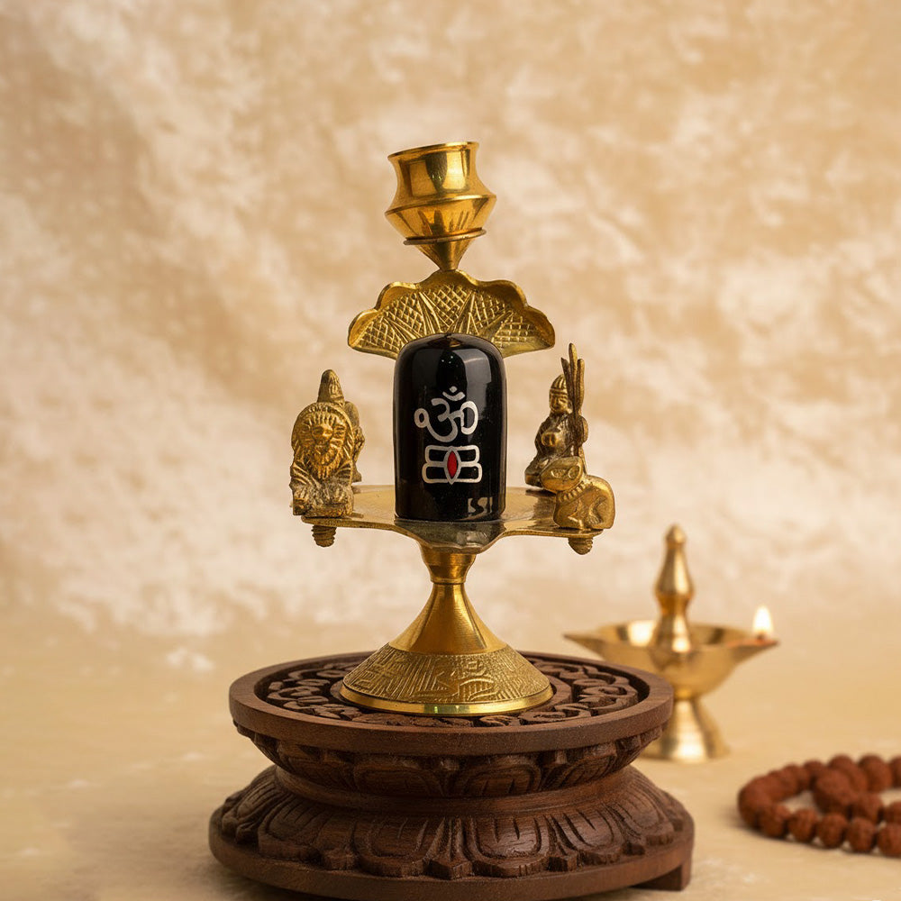 Unique Shiv Parivaar with Shivling Idol – India’s Largest Pooja Accessories Brand – www.satvikstore.in