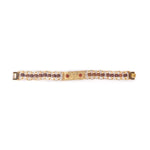 PVD Gold Platted Rudraksha Bracelet with Om