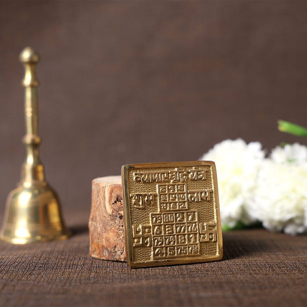 Vyapar Vridhi Yantra for business growth, success, prosperity, and financial stability, ideal for office, shop, and cash counter. India’s Largest Pooja Accessories Brand – www.satvikstore.in