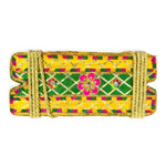 Bloom Yellow and Green Floral Jhula For Hariyali Teej