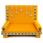 Serenading Laddu Gopal: Velvet Singhasan Large