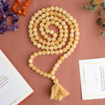 Yellow Calcite Mala for Chakra & Spiritual Healing