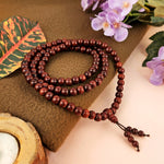 Certified 8mm 100% Original Authentic Pure Red Sandalwood Jap Mala (Andhra Pradesh)