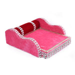 Laddu Gopal's Royal Velvet Bed