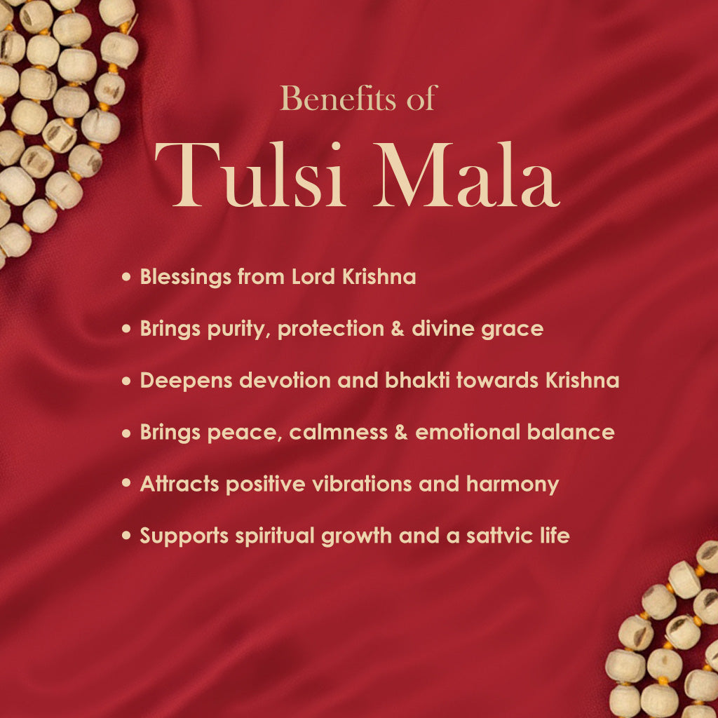 100% Original Tulsi Kanthi Jap Mala (10-11 mm)