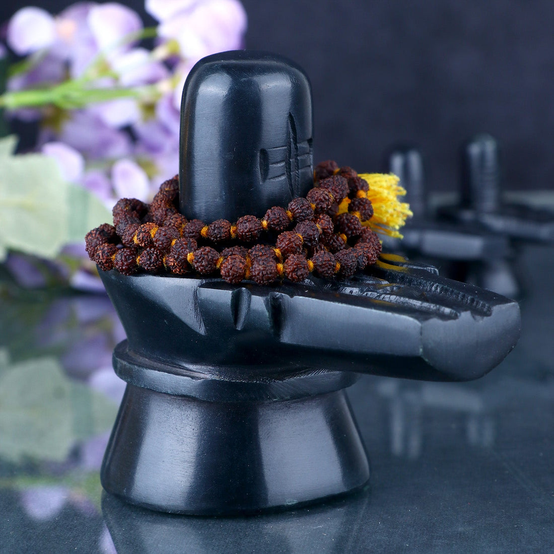 Black Stone Shivling (8cm)