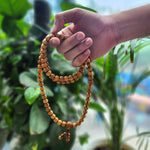 Certified 12mm 100% Original Authentic Mysore White Sandalwood (Chandan) Jap Mala