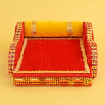 Laddu Gopal's Royal Velvet Bed
