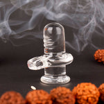 Sacred Sphatik Glass Shiva Lingam – Divine Energy Idol
