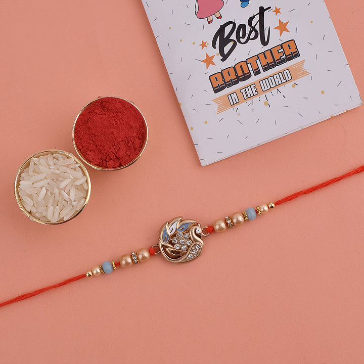 unique Peacock Design Rakhi | India’s Largest Pooja Accessories Brand – www.satvikstore.in
