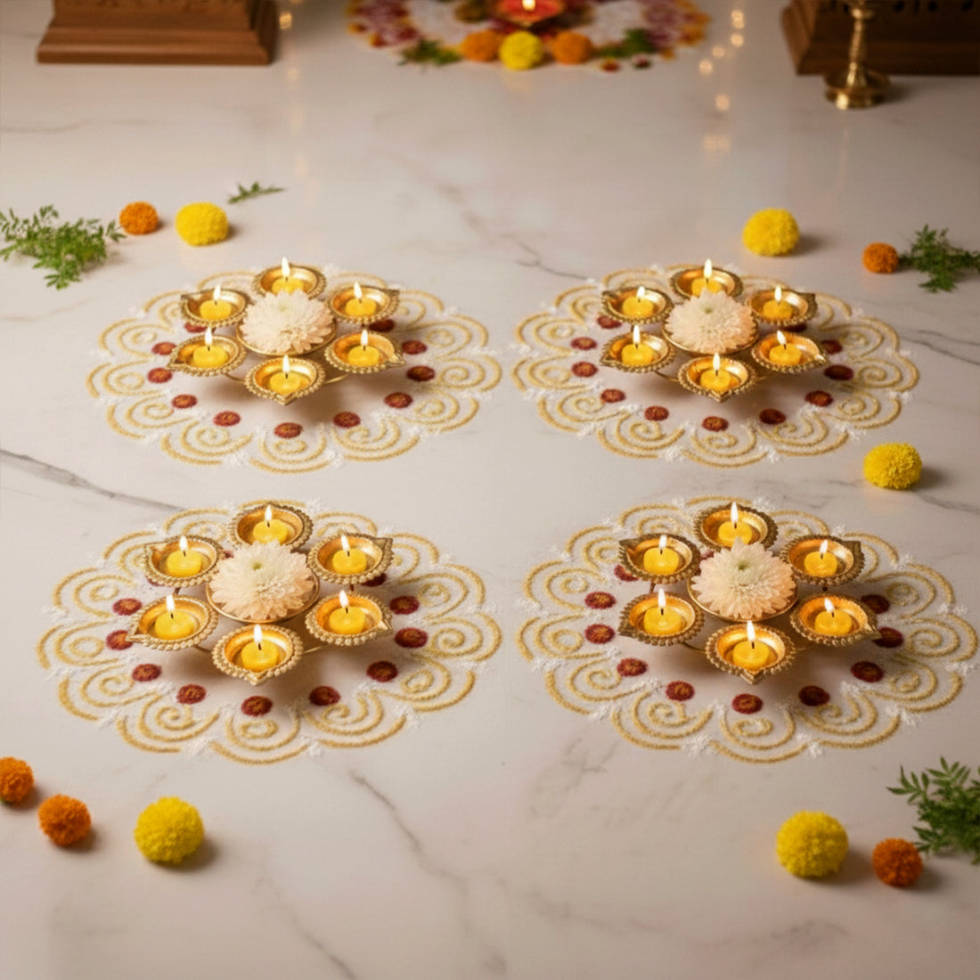 Decorative Urli Diya for Home & Temple Decor