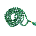 108 Beads Green Aventurine Crystal Jaap Mala for Chakra Healing