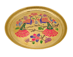 Decorative Brass Peacock Thali Puja Store Online Pooja Items Online Puja Samagri Pooja Store near me www.satvikstore.in