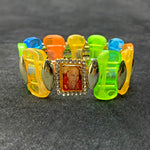 Multicolor Bracelet with Jai Guruji Swaroop
