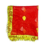 Leaf Design Mata ki Chunari  (42x17 Inch)