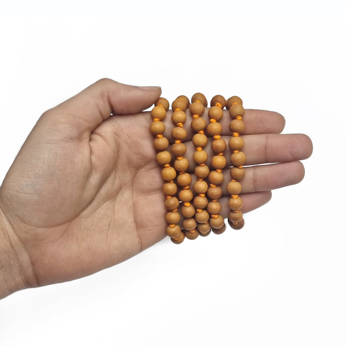 Regular Chandan Jaap Mala / Natural Sandalwood Beads